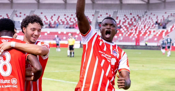 Obed Ugondu Named Player of the Month for June/August in the Regionalliga Nordost